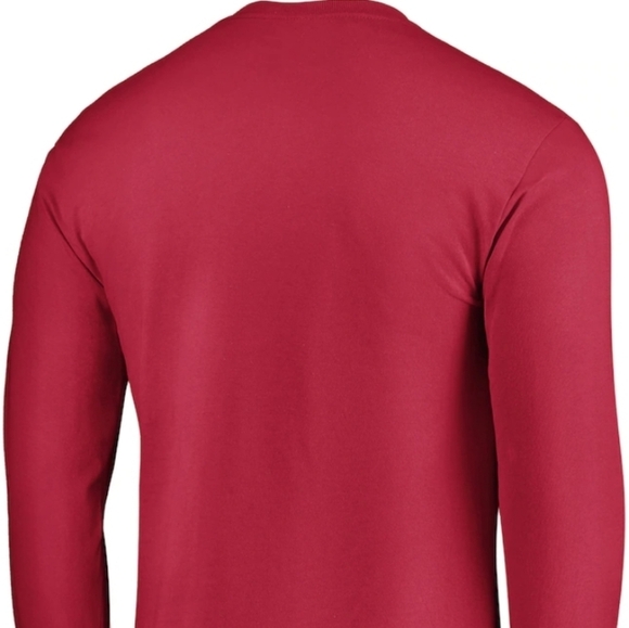 Arkansas Razorbacks Red 100% Cotton Long Sleeve T-Shirt Size 2XL - Picture 3 of 7